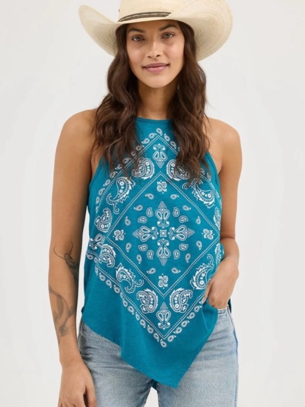 Wrangler Retro Bandana Tank Top New Large